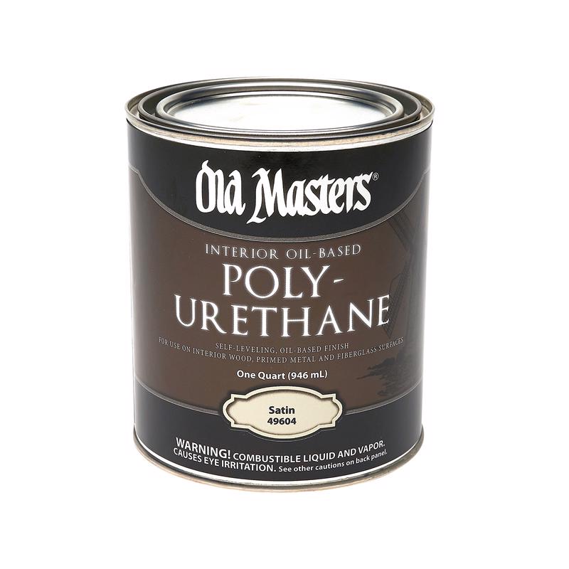 Old Masters Satin Clear Oil-Based Polyurethane 1 qt
