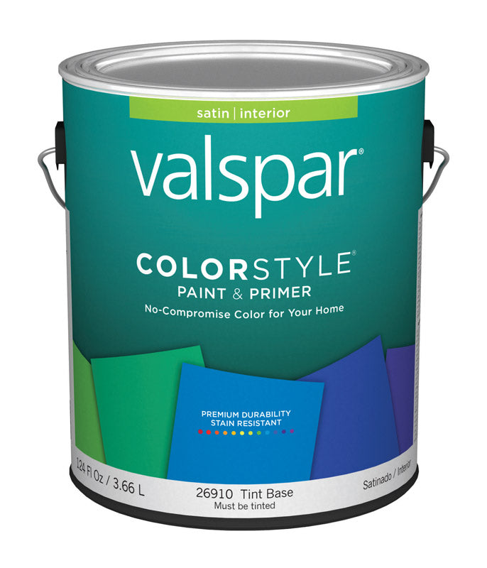 Valspar Color Style Satin Tintable Tint Base Paint and Primer Interior 1 gal