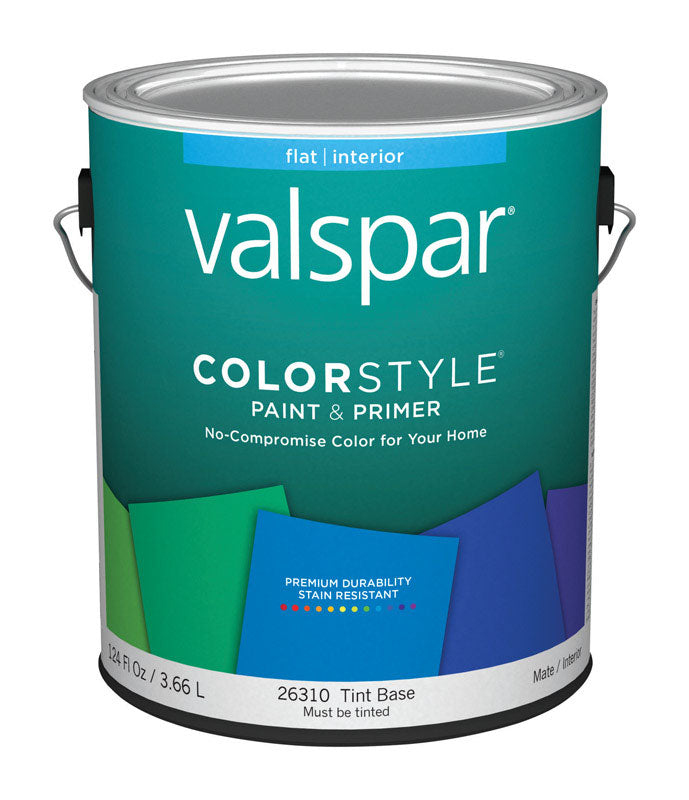 Valspar Color Style Flat Tintable Tint Base Paint & Primer Interior 1 gal