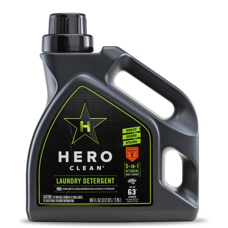 Hero Clean Juniper Scent Laundry Detergent Liquid 100 oz
