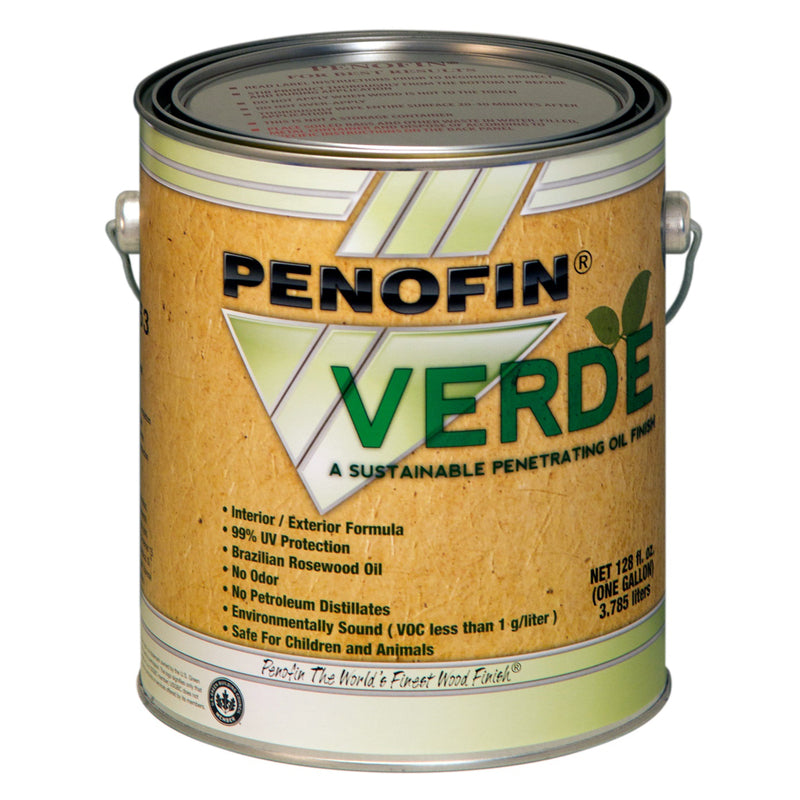 Penofin Verde Transparent Natural Oil-Based Penetrating Wood Stain 1 gal
