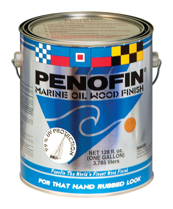 Penofin Marine Oil Transparent Hardwood Oil-Based Wood Finish 1 gal
