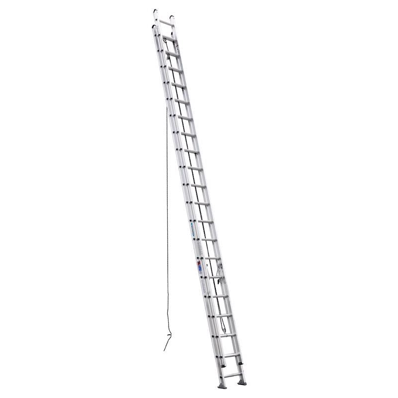 Werner 40 ft. H Aluminum Extension Ladder Type IA 300 lb. capacity