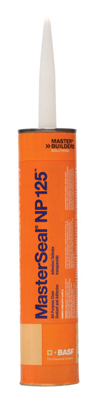 BASF MasterSeal NP 125 Clear Thermoplastic Rubber Adhesive 10.1 oz