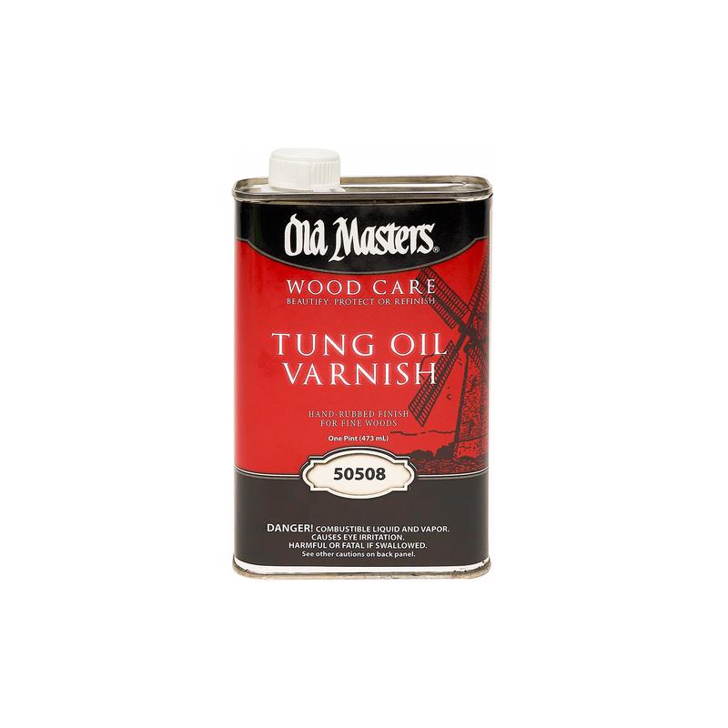 Old Masters Liquid Tung Oil Varnish 1 pt 1 pk
