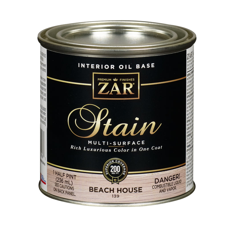 ZAR Semi-Transparent Beach House Oil-Based Polyurethane Wood Stain 0.5 pt