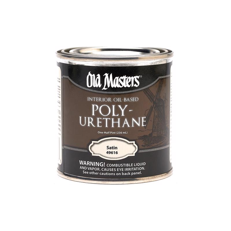 Old Masters Satin Clear Oil-Based Polyurethane 0.5 pt