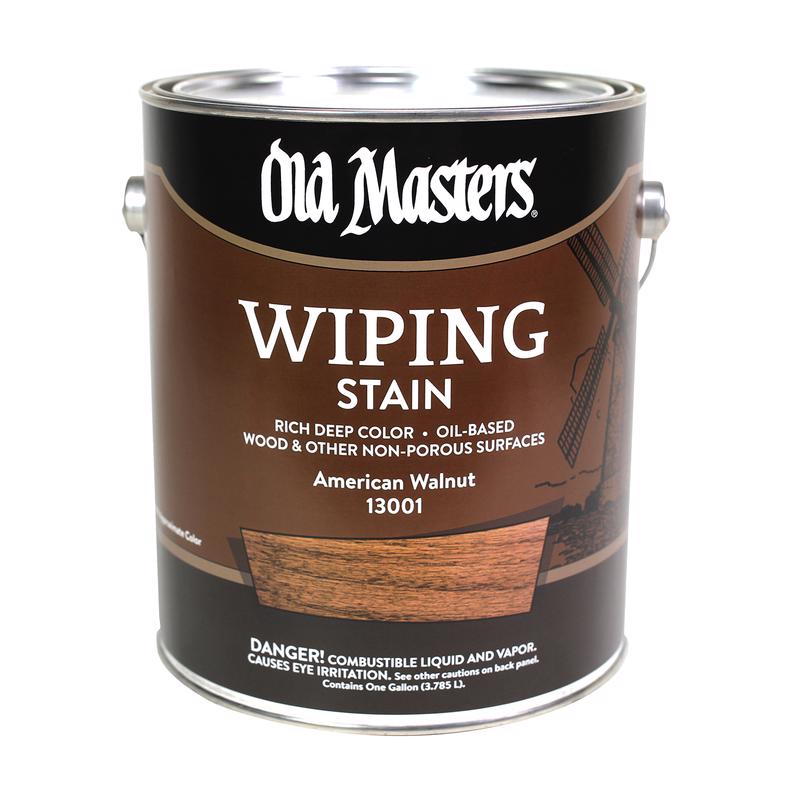 Old Masters Semi-Transparent American Walnut Oil-Based Wiping Stain 1 gal