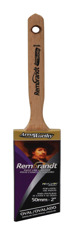 ArroWorthy Rembrandt 2 in. Semi-Oval Angle Paint Brush