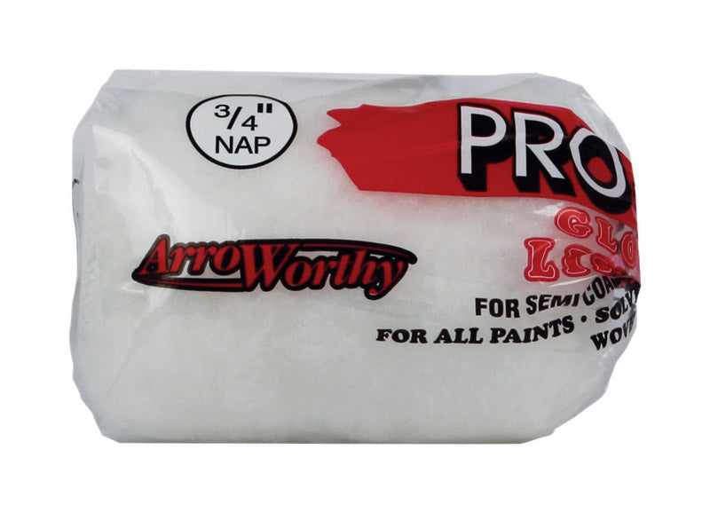 ArroWorthy Pro-Line Dralon 4 in. W X 3/4 in. Paint Roller Cover 1 pk