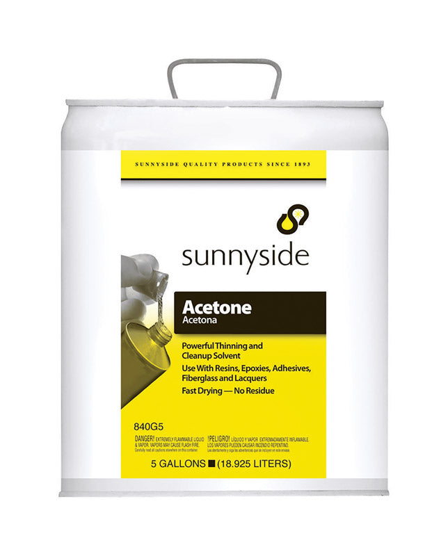 Sunnyside Acetone Solvent and Thinner 5 gal