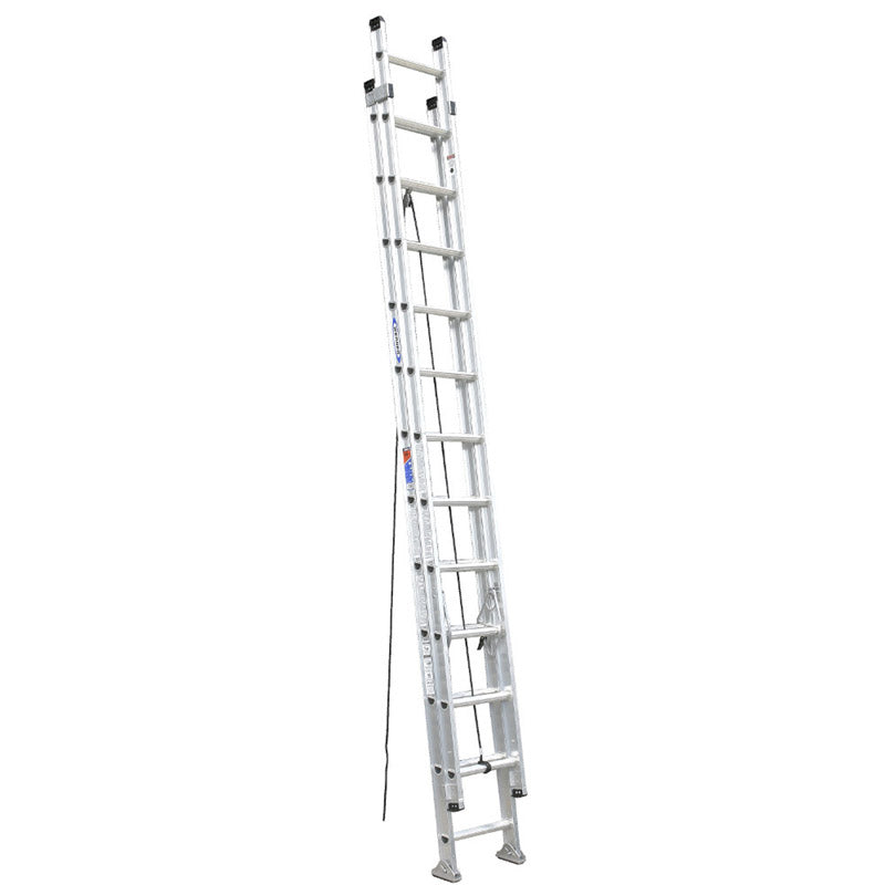 Werner 24 ft. H Aluminum Extension Ladder Type IA 300 lb. capacity
