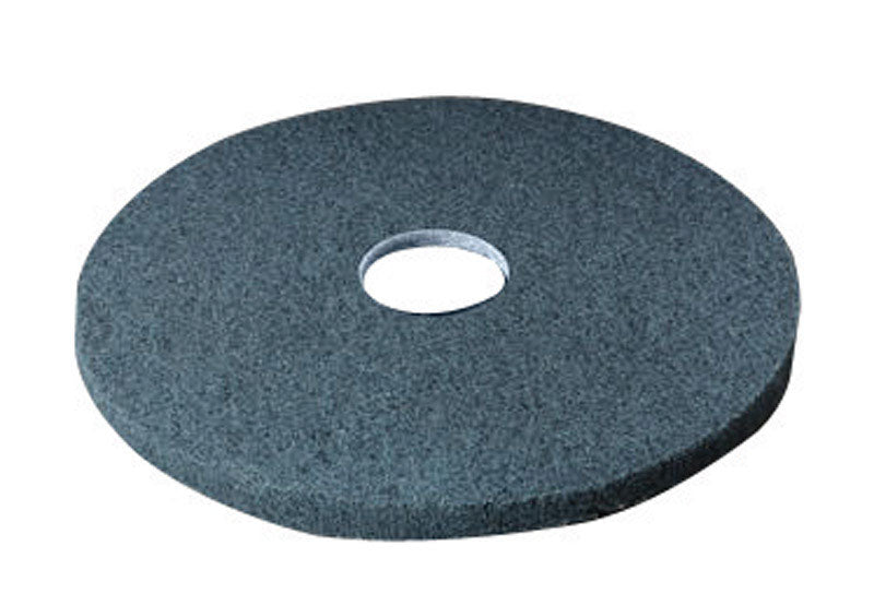 3M 20 in. D Non-Woven Natural/Polyester Fiber Floor Pad Blue