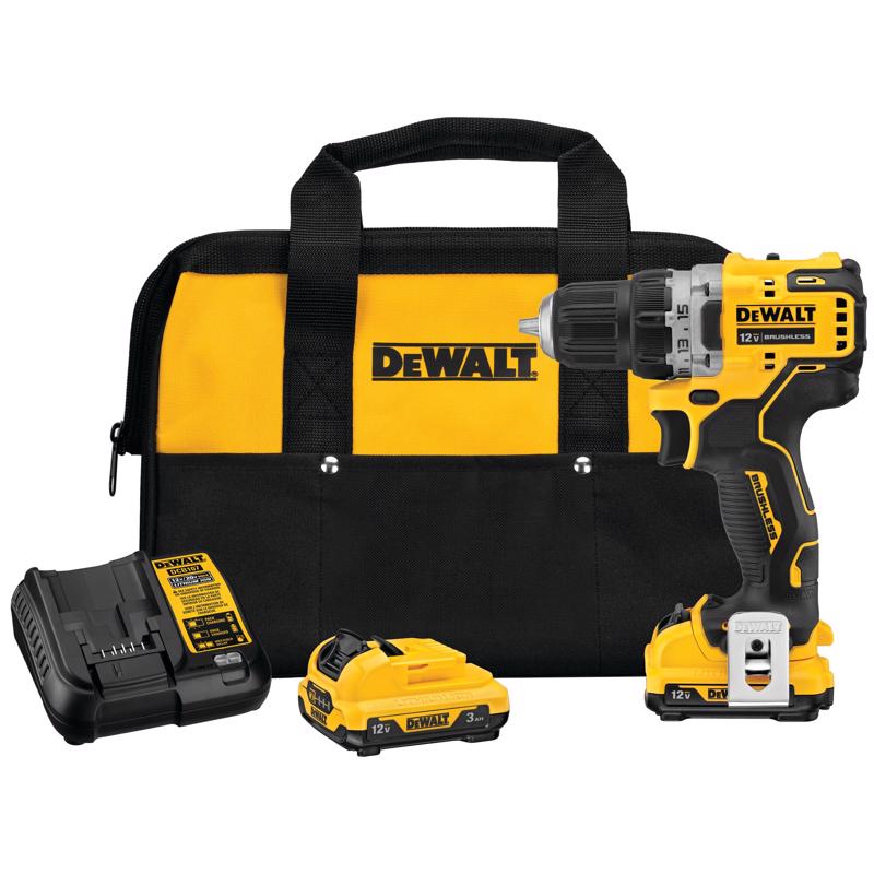 DeWalt 12V MAX Xtreme 3/8 in. Brushless Cordless Drill/Driver Kit (Battery & Charger)