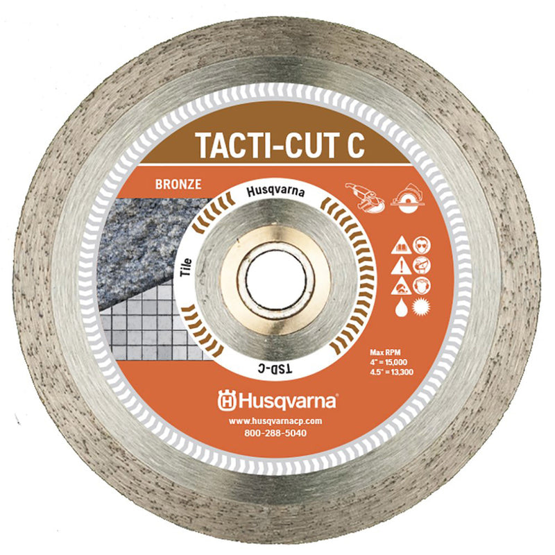 Husqvarna Tacti-Cut Dri Disc 7 in. D X 5/8 in. Steel Continuous Rim Diamond Saw Blade 1 pk