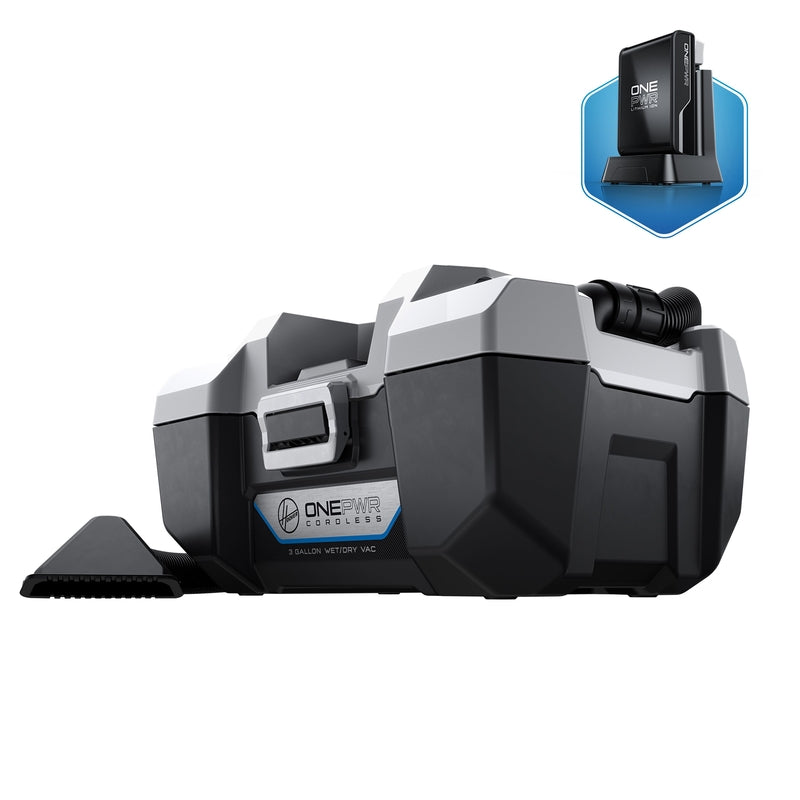 Hoover ONEPWR BH57105 3 gal Cordless Wet/Dry Utility Vacuum 2 amps 20 V