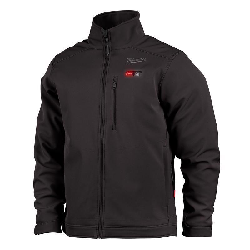 Milwaukee M12 Toughshell XXXL Long Sleeve Unisex Full-Zip Heated Jacket Kit Black