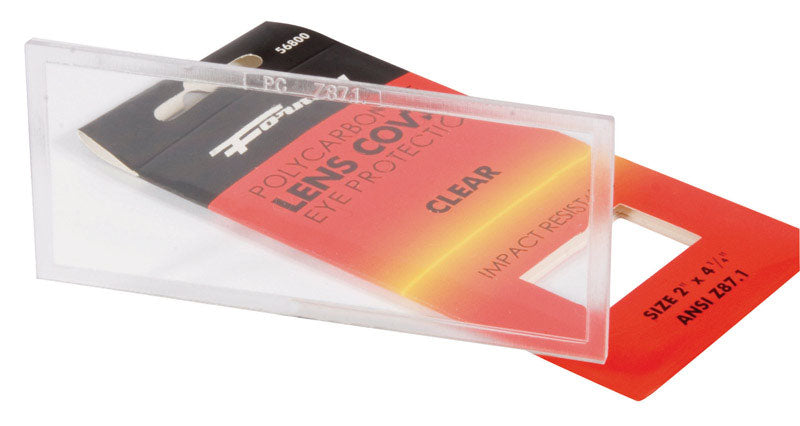 Forney 2 in. H X 4.3 in. W Plastic Welding Helmet Lens Clear 1 pc