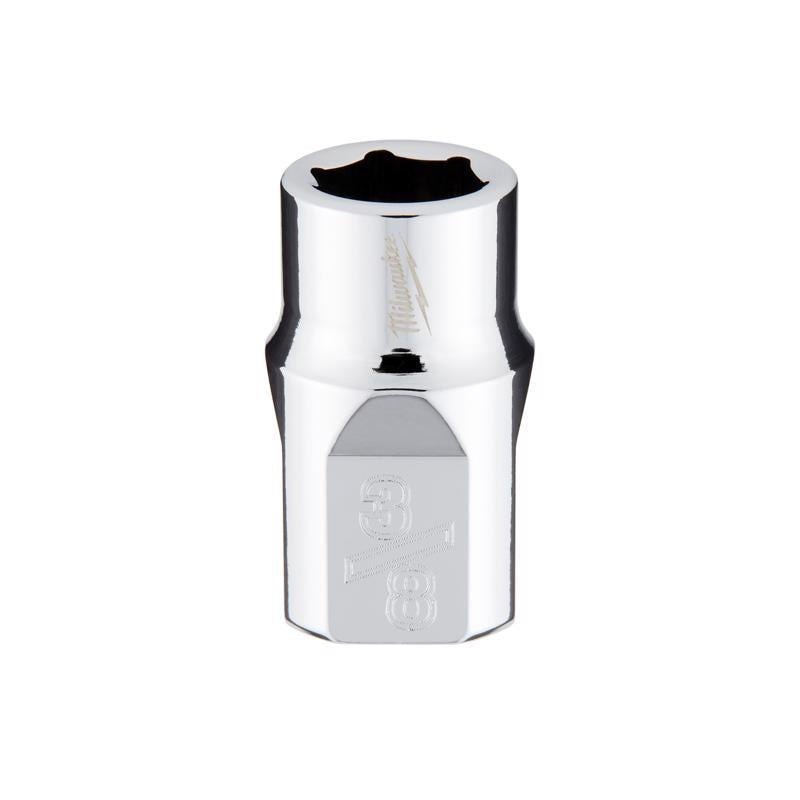 Milwaukee 3/8 in. X 3/8 in. drive SAE 6 Point Standard Socket 1 pc
