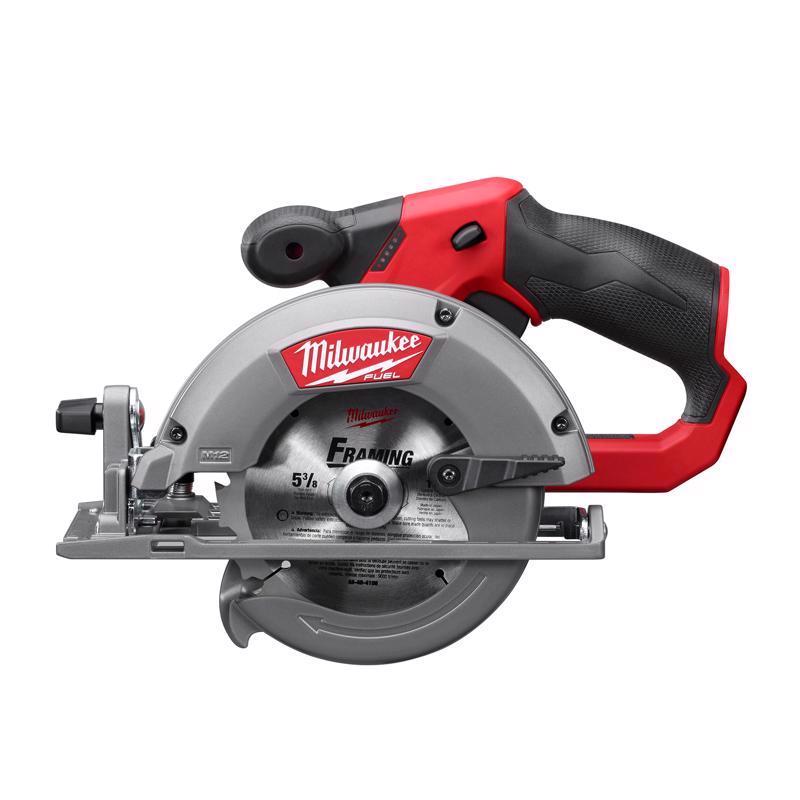 Milwaukee M12 FUEL 5 in. Cordless Brushless Circular Saw Tool Only