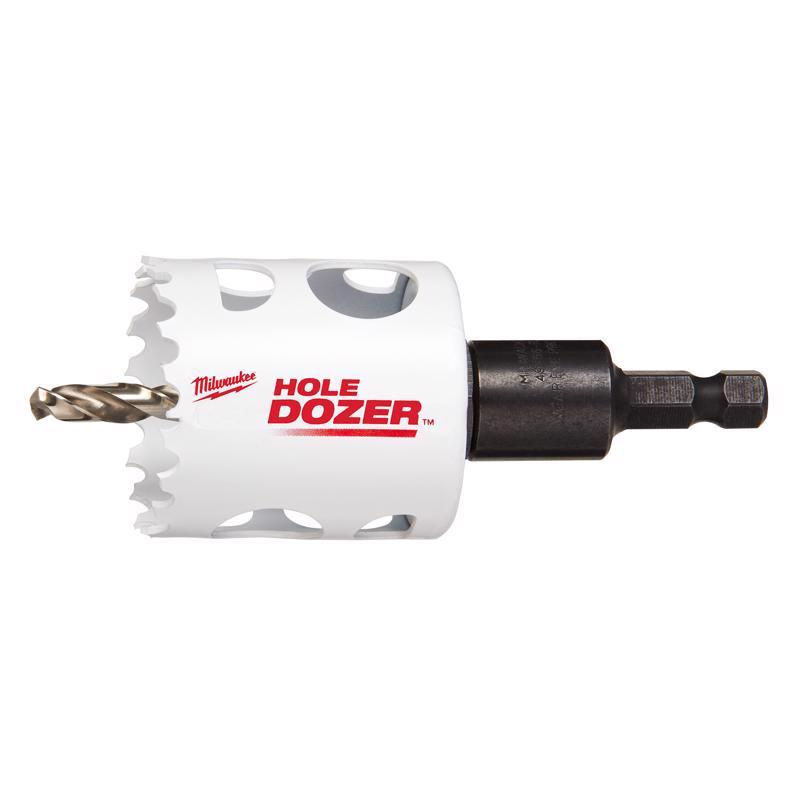 Milwaukee Hole Dozer 1-3/4 in. Bi-Metal Hole Saw with Arbor and Pilot Bit 1 pk