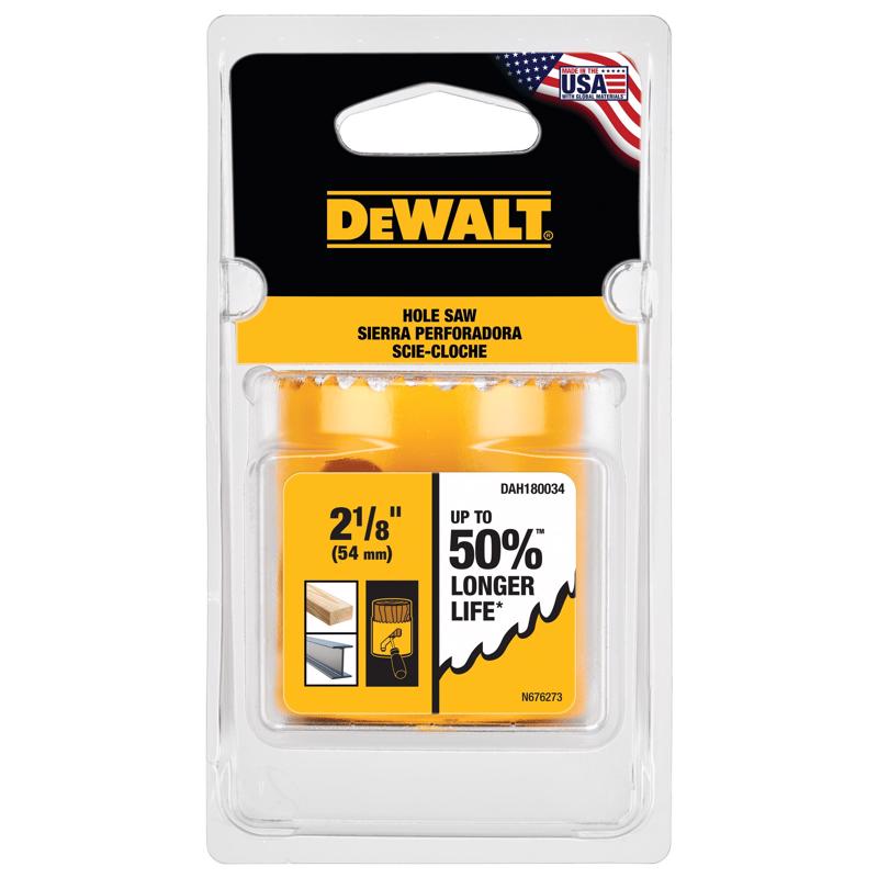DeWalt 2-1/8 in. Bi-Metal Hole Saw 1 pk