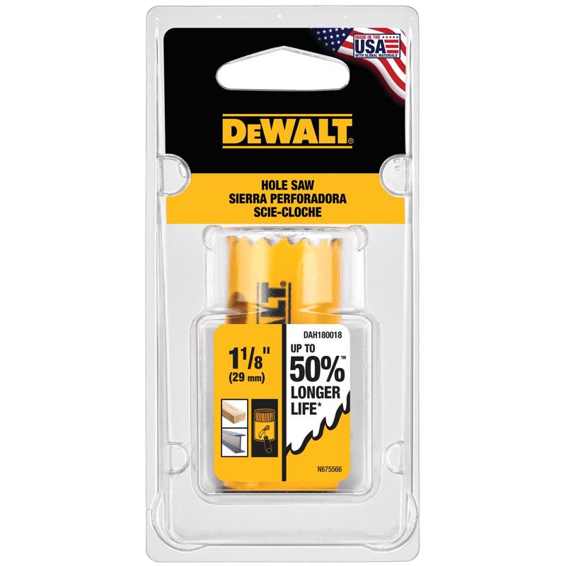 DeWalt 1-1/8 in. Bi-Metal Hole Saw 1 pk