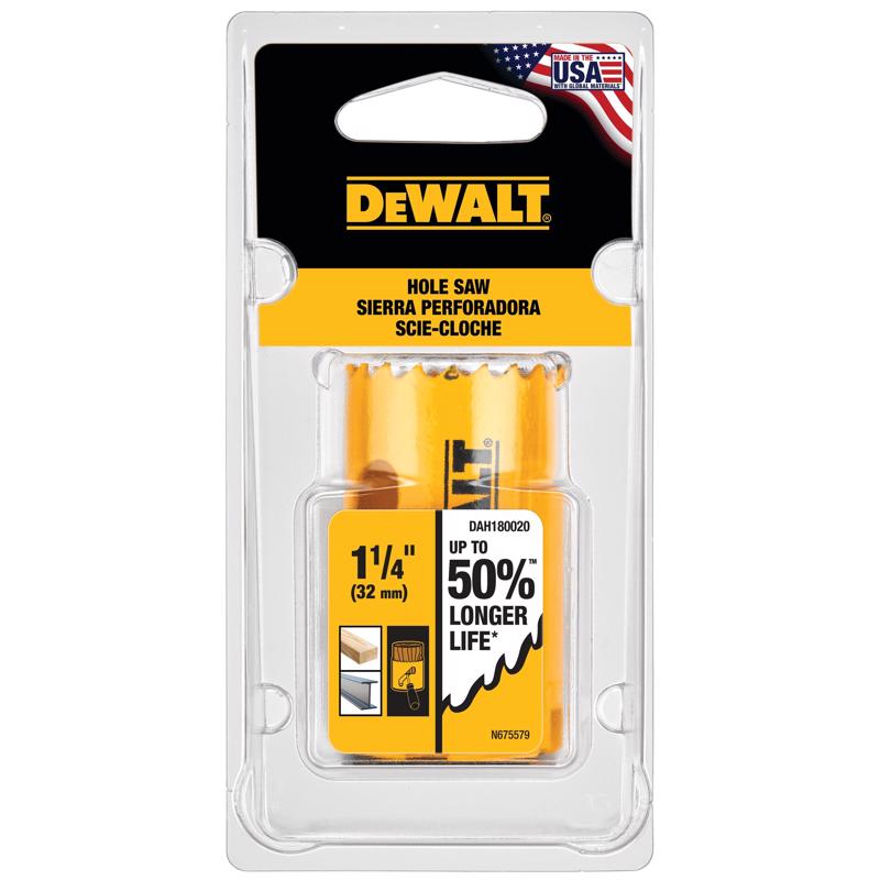 DeWalt 1-1/4 in. Bi-Metal Hole Saw 1 pk