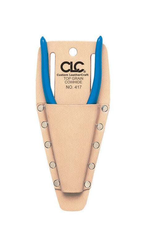 CLC 1 pocket Leather Plier and Tool Holder 3.8 in. L X 8.3 in. H Tan