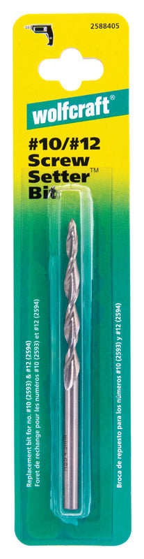 Wolfcraft Screw Setter 4.5 mm X 3.15 in. L High Speed Steel Tapered Drill Bit Round Shank 1 pc