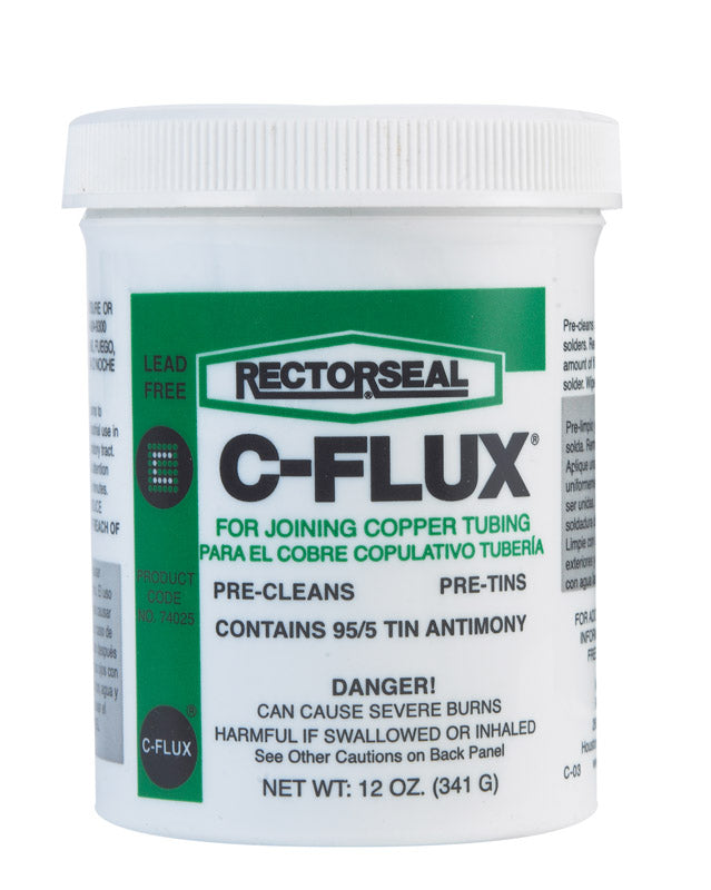RectorSeal 12 oz Lead-Free Soldering Flux Tin/Antimony 1 pc