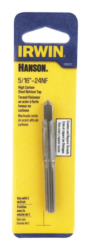 Irwin Hanson High Carbon Steel SAE Bottom Tap 5/16 in. 1 pc