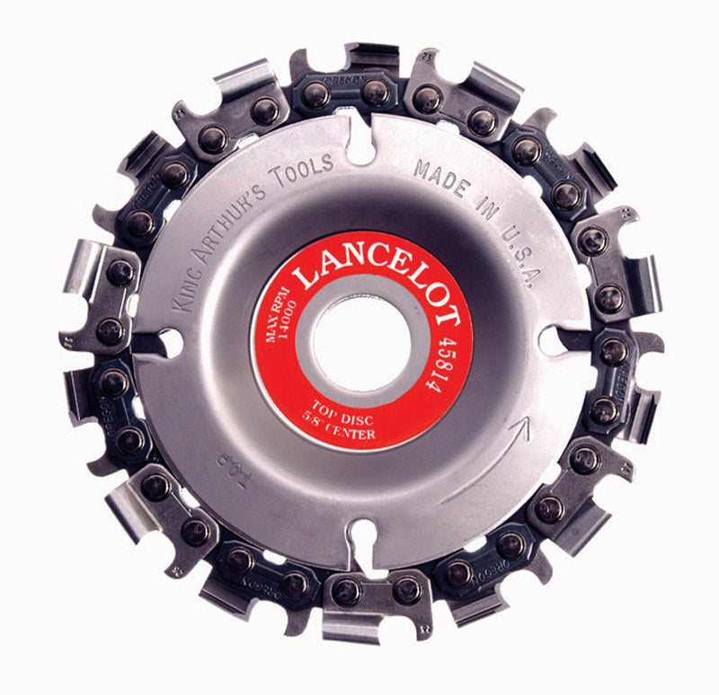 King Arthur's Tools 4 in. D X 5/8 in. Steel Chain Saw Type Cutting Wheel 14 teeth 1 pk
