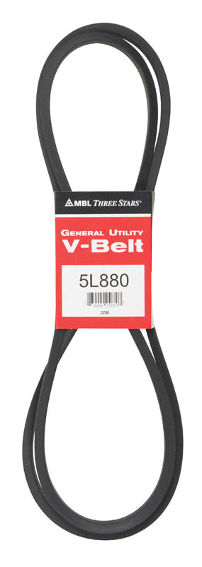 Mitsuboshi FHP 5L880 Standard General Utility V-Belt 0.63 in. W X 88 in. L For Fractional Horsepower