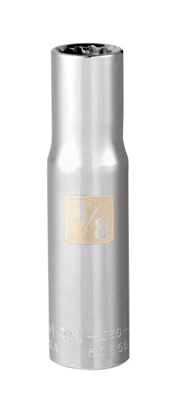 Craftsman 3/8 in. X 3/8 in. drive SAE 12 Point Deep Socket 1 pc