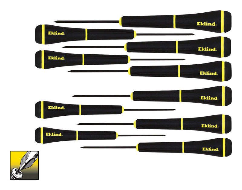 Eklind PSD Phillips/Slotted Precision Driver Set 10 pc