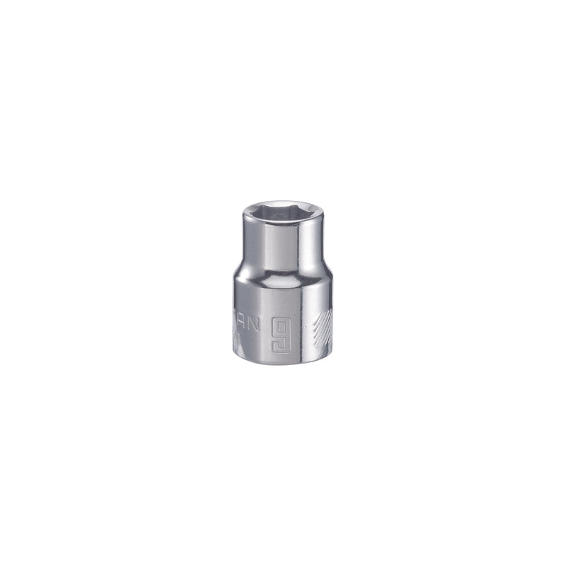 Craftsman 9 mm X 3/8 in. drive Metric 6 Point Standard Shallow Socket 1 pc