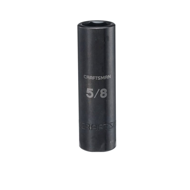 Craftsman 5/8 in. X 1/2 in. drive SAE 6 Point Deep Deep Impact Socket 1 pc