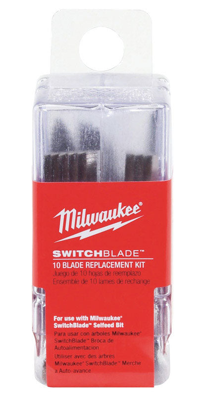 Milwaukee SWITCHBLADE Hardened Steel Wood Chiseling Replacement Switchblade 1-1/2 in. L 10 pc