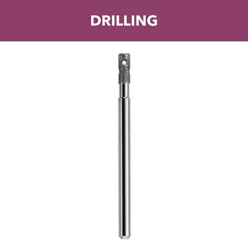 Dremel 1/8 in. X 1.77 in. L Diamond Tipped Drill Bit Straight Shank 1 pc
