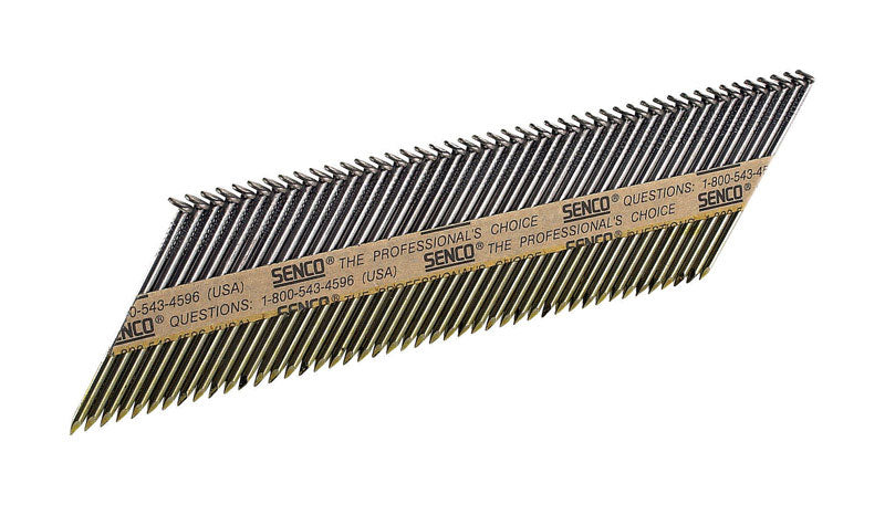 Senco 2-3/8 in. L X .113 Ga. Angled Strip Bright Framing Nails 34 deg 2500 pk