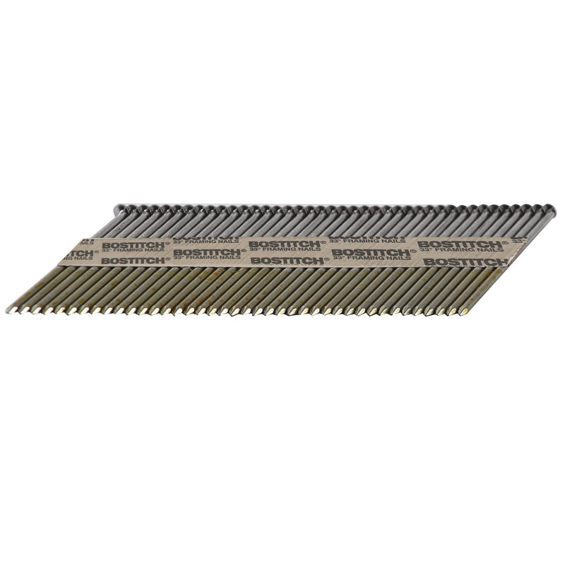 Bostitch 3-1/4 in. L Angled Strip Coated Framing Nails 33 deg 2,500 pk