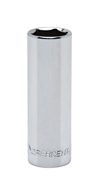 Crescent 3/8 in. X 3/8 in. drive SAE 6 Point Deep Socket 1 pc