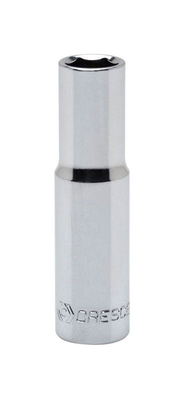 Crescent 12 mm X 3/8 in. drive Metric 6 Point Deep Socket 1 pc