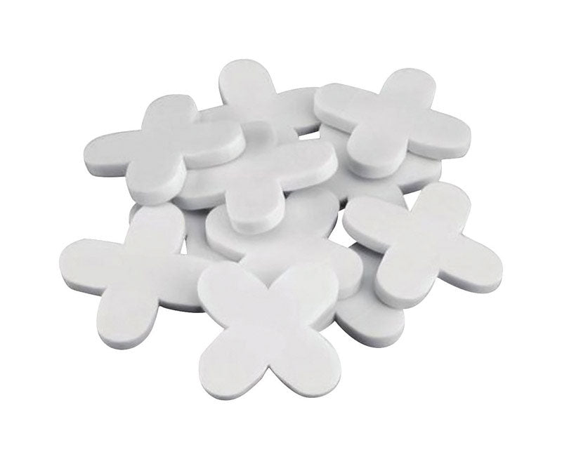 QEP 1.1 in. H X 1.1 in. W X 0.1 in. L Plastic Tile Spacer 100 pk