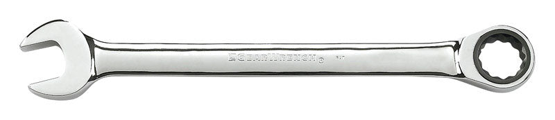 GEARWRENCH 1/2 inch in. X 1/2 inch in. 12 Point SAE Ratcheting Combination Wrench 7.008 in. L 1 pc