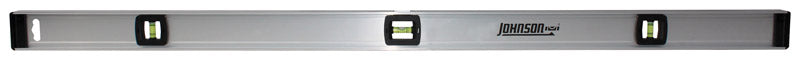 Johnson 48 in. Aluminum I-Beam Level 3 vial