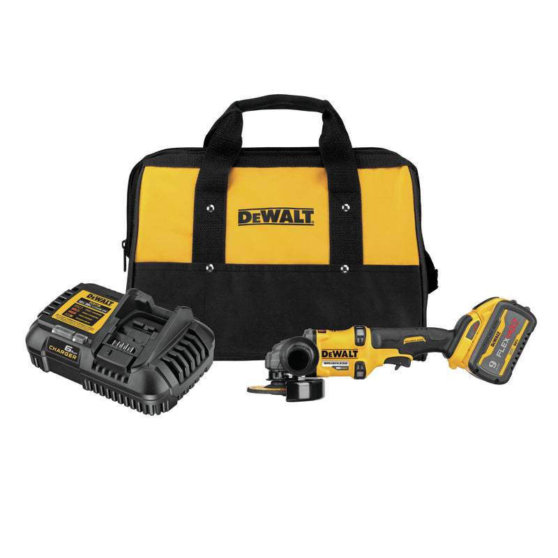 DeWalt 60V Flexvolt Cordless 4-1/2 to 6 in. Grinder Kit (Battery & Charger)