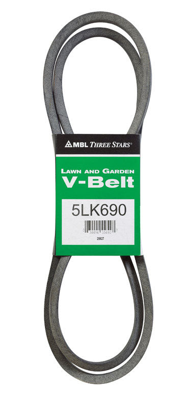 Mitsuboshi Super KB 5LK690 V-Belt 0.63 in. W X 69 in. L For Riding Mowers