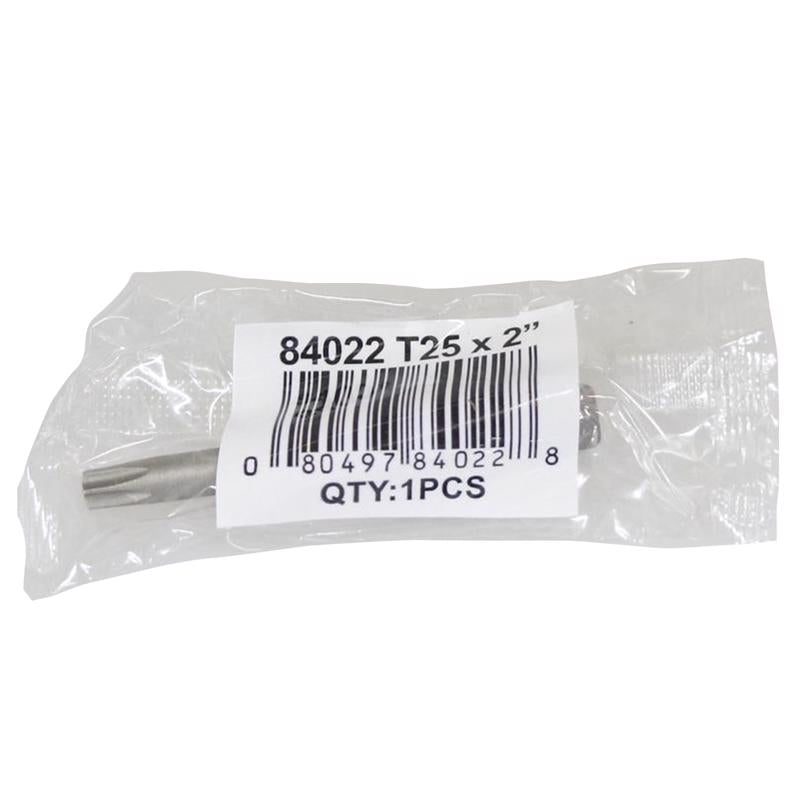 Best Way Tools Torx T25 in. X 2 in. L Power Bit Carbon Steel 50 pc